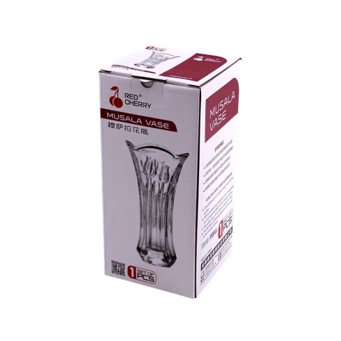 Üveg váza, 19,5 cm, 70413