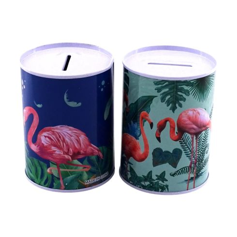 Fémpersely, flamingó, kicsi, 70539