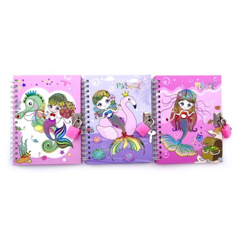 Notesz lakattal - sellős díszítéssel - 11 x 15 cm - 48 lapos - 70551