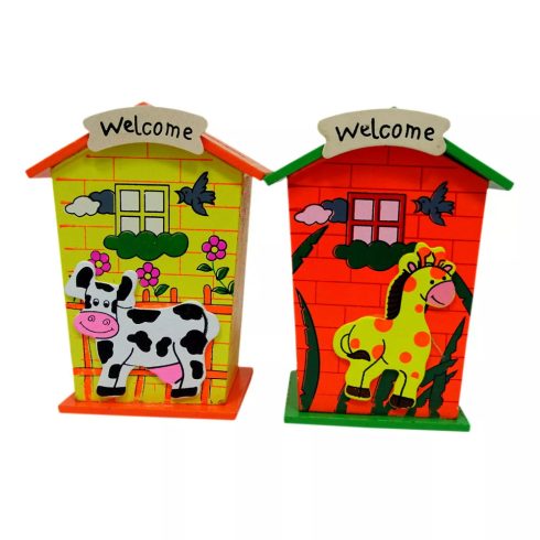 Persely - fából - állatos - 70609