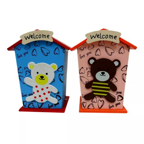 Persely - fából - macis - 70611