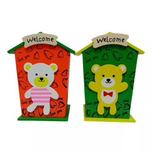 Persely - fából - macis - 70611