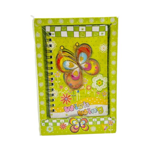 Notesz, lepkés és virágos, 70724