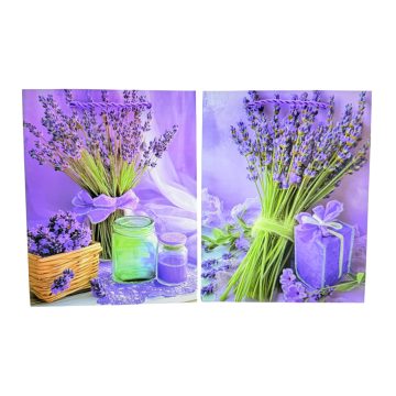 Levendulás papírtasak, 26 x 32 x 12 cm, 70872