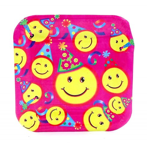 Papírtányér zacskóban - 10 darabos csomag - 23 cm - születésnapos - 70932