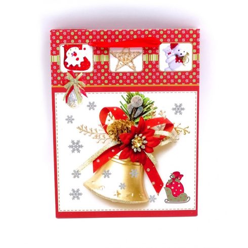 Karácsonyi papírtasak - 17 x 23 x 9 cm - 70941