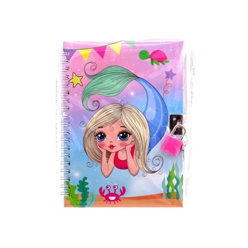 Sellős notesz lakattal, 13 x 18 cm, 70974