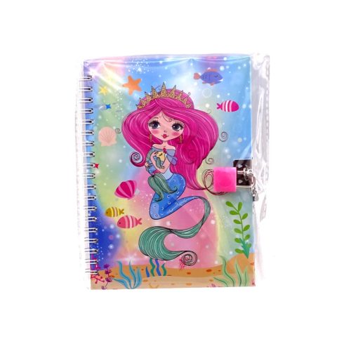 Sellős notesz lakattal, 13 x 18 cm, 70974