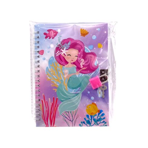 Sellős notesz lakattal, 13 x 18 cm, 70974