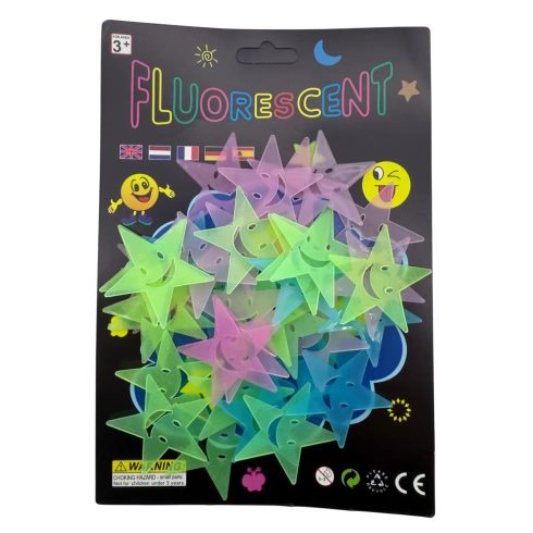 Világító csillagok, 36 darabos csomag, 71395