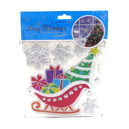 Karácsonyi matrica - 16 x 21 cm - 71401