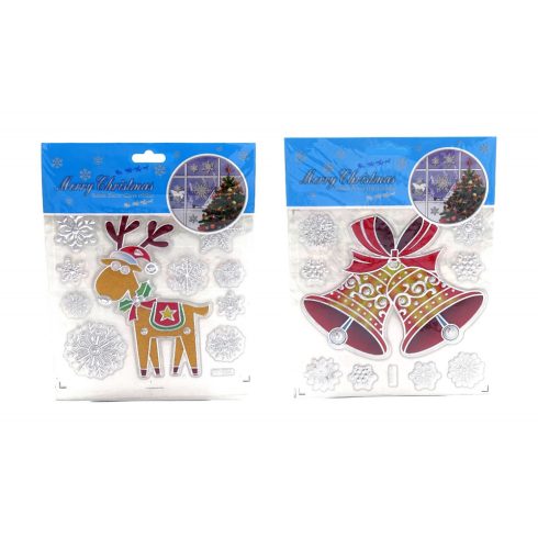 Karácsonyi matrica - 16 x 21 cm - 71401