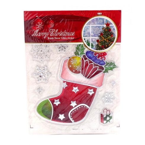 Karácsonyi matrica - 16 x 21 cm - 71403