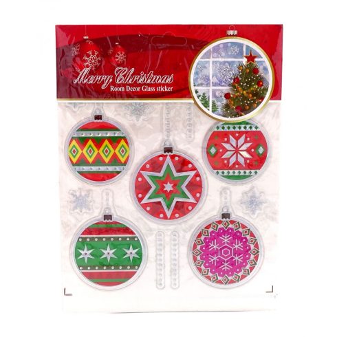 Karácsonyi matrica - 16 x 21 cm - 71403