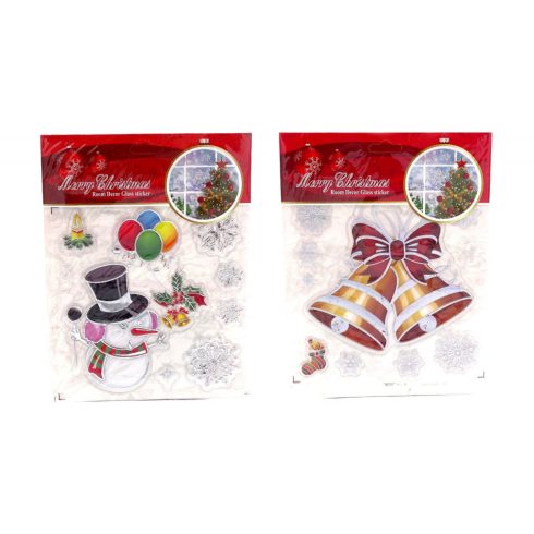 Karácsonyi matrica - 16 x 21 cm - 71403