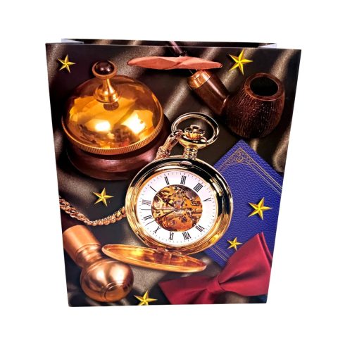 Papírtasak férfiaknak, 18 x 23 x 8 cm, 71446