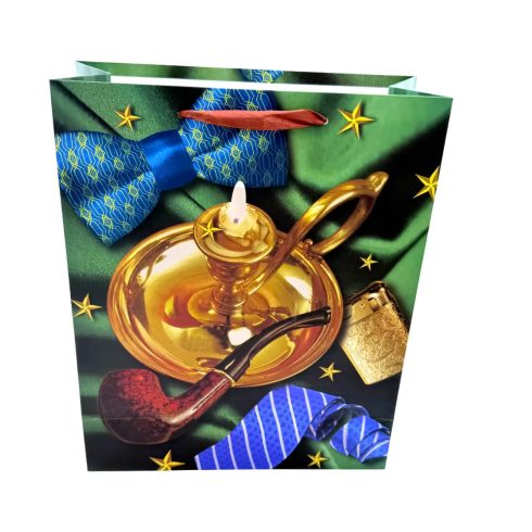 Papírtasak férfiaknak, 26 x 32 x 10,5 cm, 71447