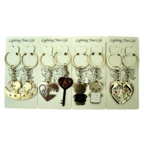 Kulcstartó, fém, 2 db - 71527 