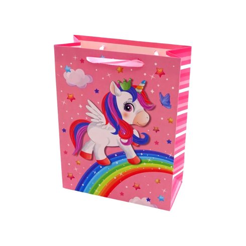 Papírtasak, lovacskás, 18 x 23 x 8 cm, 71639