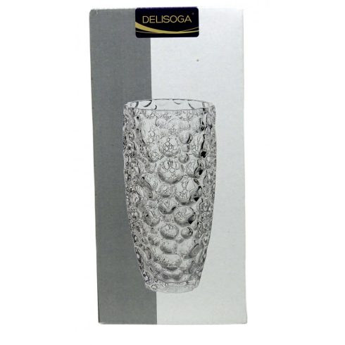 Üveg váza - kristálytiszta - 24,5 cm - 71664