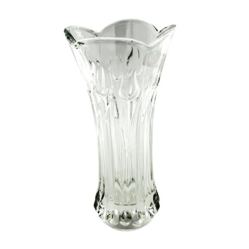 Üveg váza - kristálytiszta - 19 cm - 71777