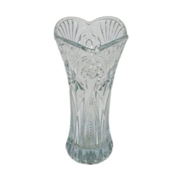 Üveg váza - kristálytiszta - 19 cm - 71778