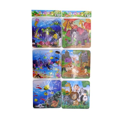 Puzzle lapon, 3 darabos szett, 71812