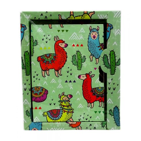 Emlékkönyv lakattal - kaktuszos lámás díszítéssel - 71836