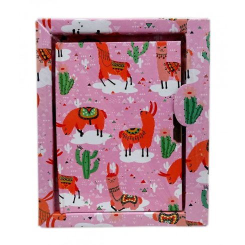 Emlékkönyv lakattal - kaktuszos lámás díszítéssel - 71836