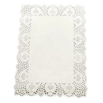 Tortaalátét, papír, 12 db, 40 x 30 cm - 71841