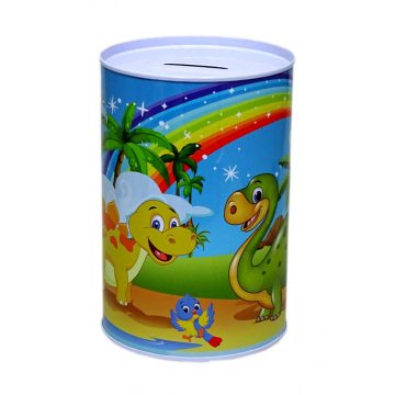 Persely - fém - nagy - dinó - 71860