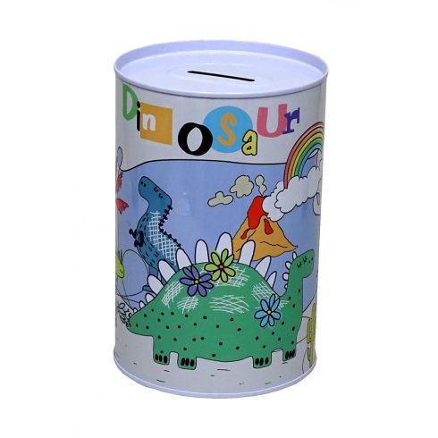 Persely - fém - nagy - dinó - 71860