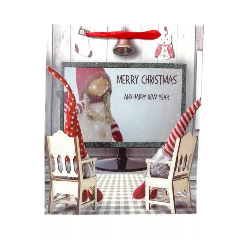 Papírtasak karácsonyi - 26 x 32 x 10 cm - 71905