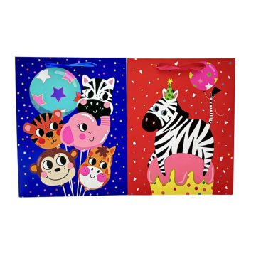 Állatfigurás papírtasak, 18 x 23 x 8 cm, 71910