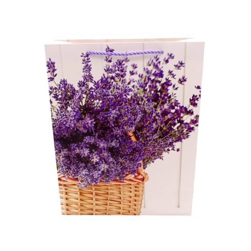 Papírtasak, levendulás, 18 x 24 x 8 cm, 71914