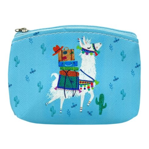 Pénztárca - cipzáros - lámás - 10 x 8 cm - 71939