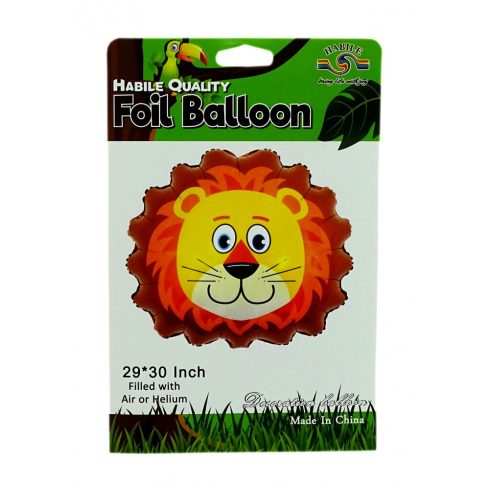 Lufi - fólia - oroszlán - 73 x 76 cm - 71980