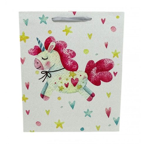 Papírtasak - lovacskás - 18 x 23 x 8 cm - 71990