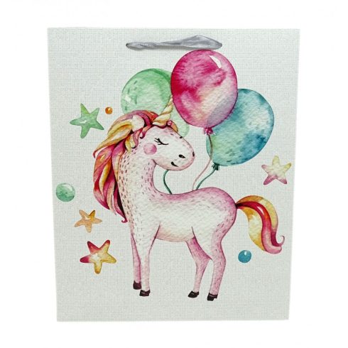 Papírtasak - lovacskás - 18 x 23 x 8 cm - 71990