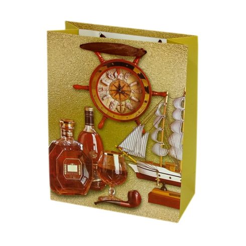 Papírtasak férfiaknak - 18 x 23 x 8 cm - 72008