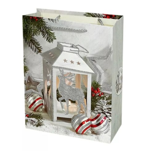 Papírtasak karácsonyi - 18 x 23 x 8 cm - 72032