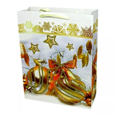 Papírtasak karácsonyi - 18 x 24 x 8 cm - 72036