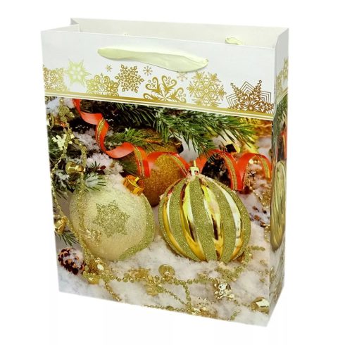 Papírtasak karácsonyi - 18 x 24 x 8 cm - 72036