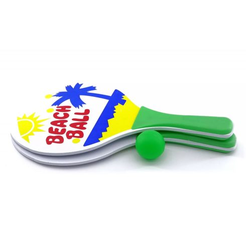 Strandtenisz ütő szett - fa - 72074