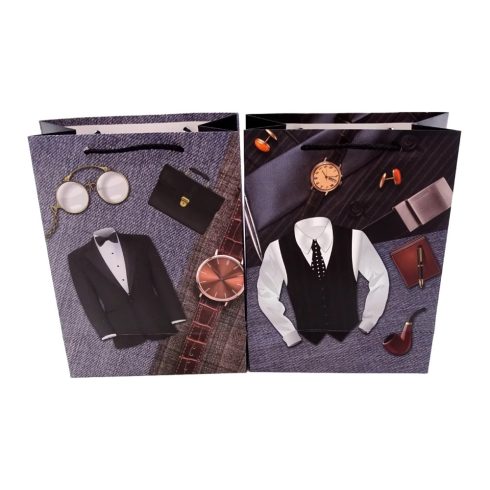 Papírtasak férfiaknak, 26 x 32 x 10 cm, 72154