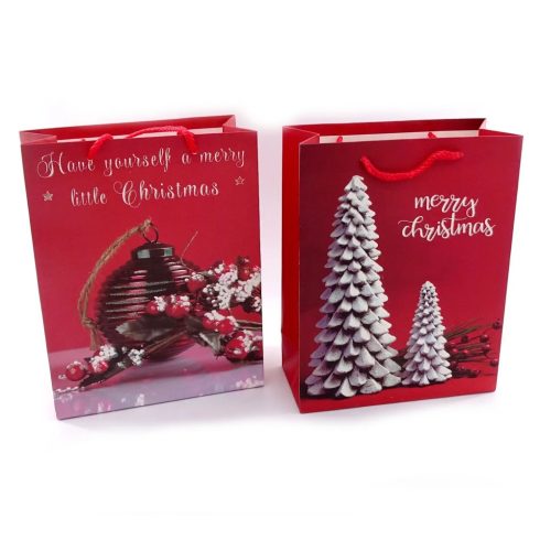 Papírtasak karácsonyi - 18 x 23 x 8 cm - 72195