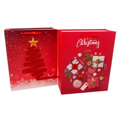 Papírtasak karácsonyi - 18 x 23 x 8 cm - 72200