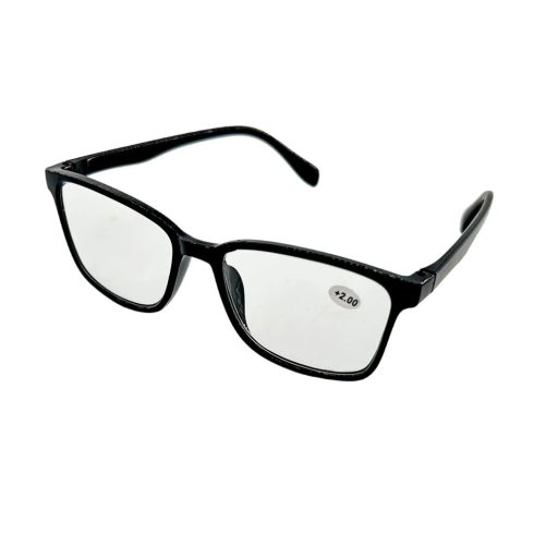 Olvasószemüveg, fekete keretes, 72356