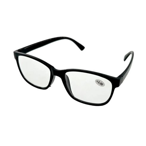 Olvasószemüveg, fekete keretes, 72358