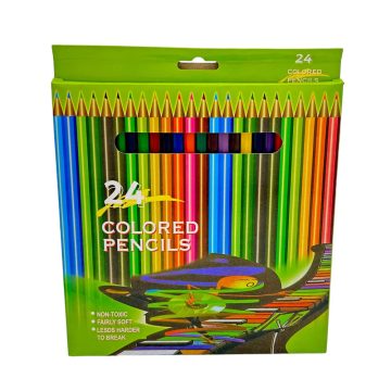 Színes ceruza dobozban, 24 darabos szett, 72385